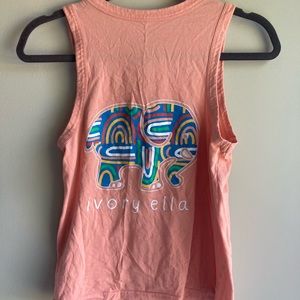 Coral Ivory Ella tank top